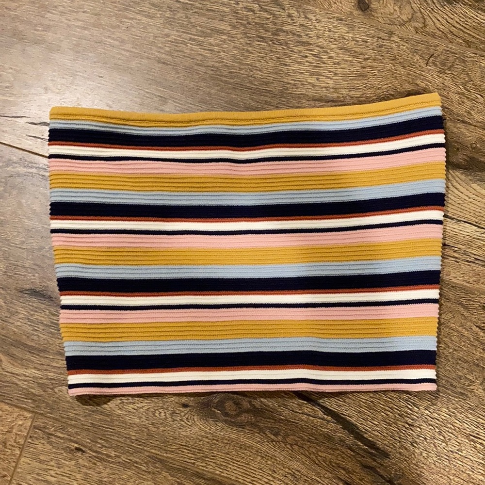 pacsun striped tube top